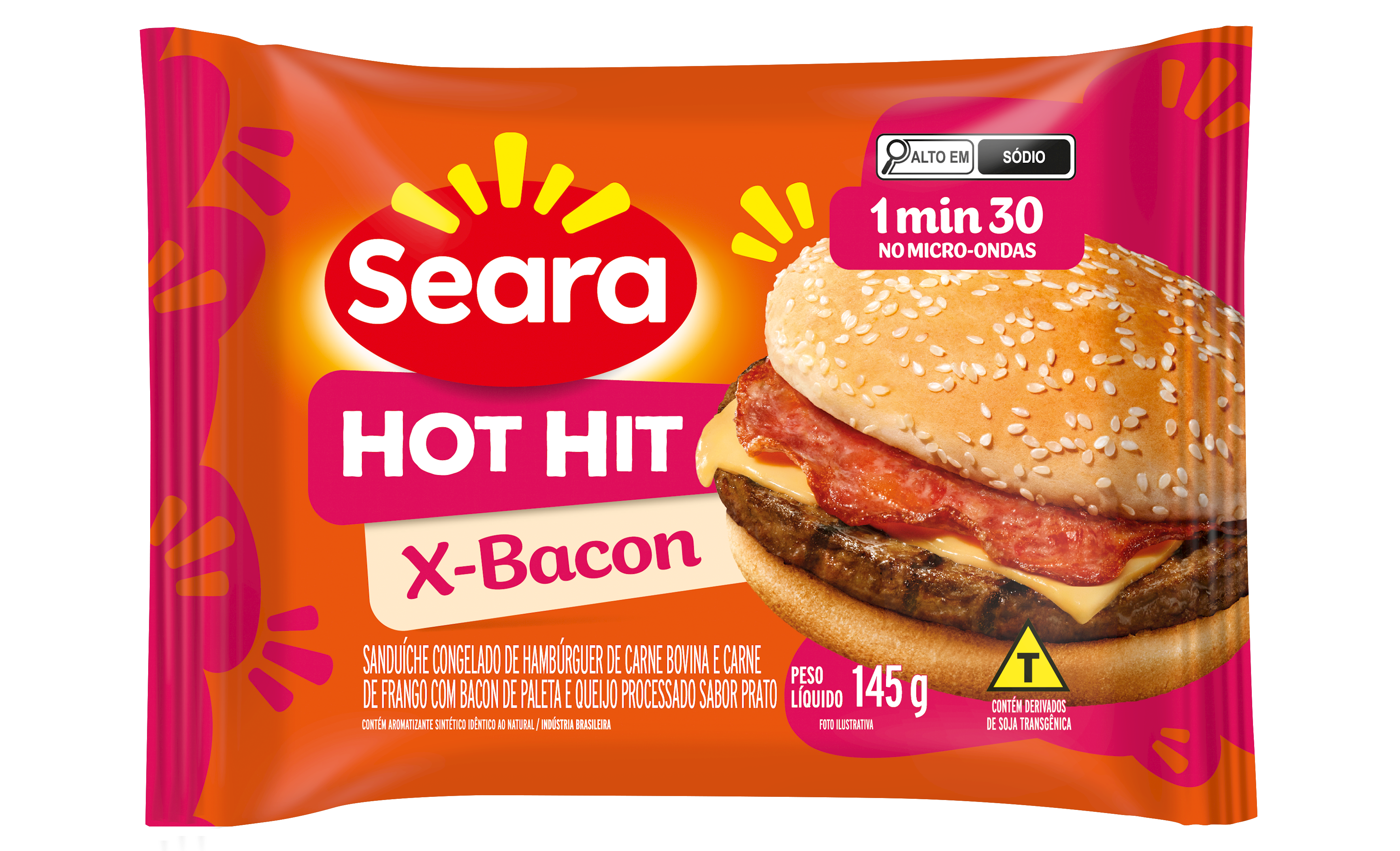 Hot Hit Bacon Seara 145g