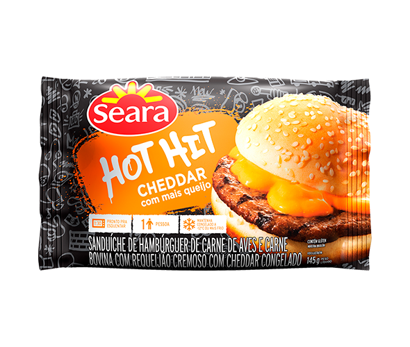 Hot Hit Cheddar Seara 145g