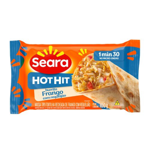 Burrito Hot Hit de Frango com Requeijão Seara 100g