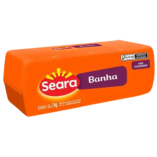 Banha Suína Seara 1kg