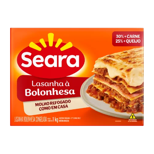 Lasanha à Bolonhesa Seara 1kg