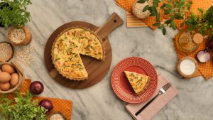 Quiche de Palmito com Levíssimo