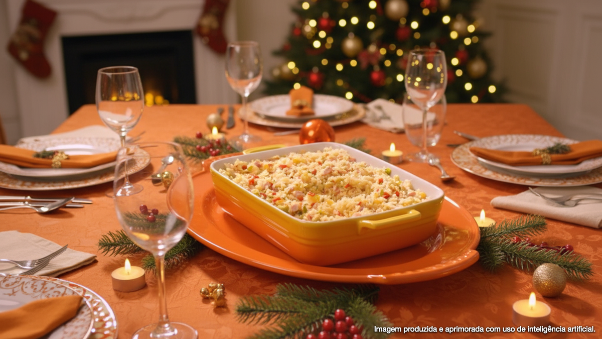 Arroz à Grega de Natal