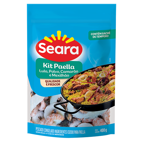 Kit Paella Seara Pescados IQF 400g