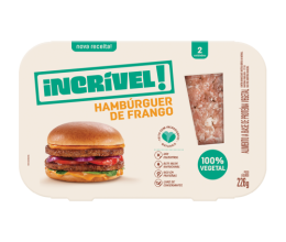 Hambúrguer de Frango Incrível! 100% Vegetal 226g