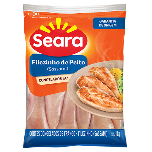 Filezinho de frango sassami Seara IQF 1kg