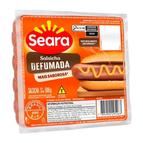 Salsicha Defumada Seara 500g