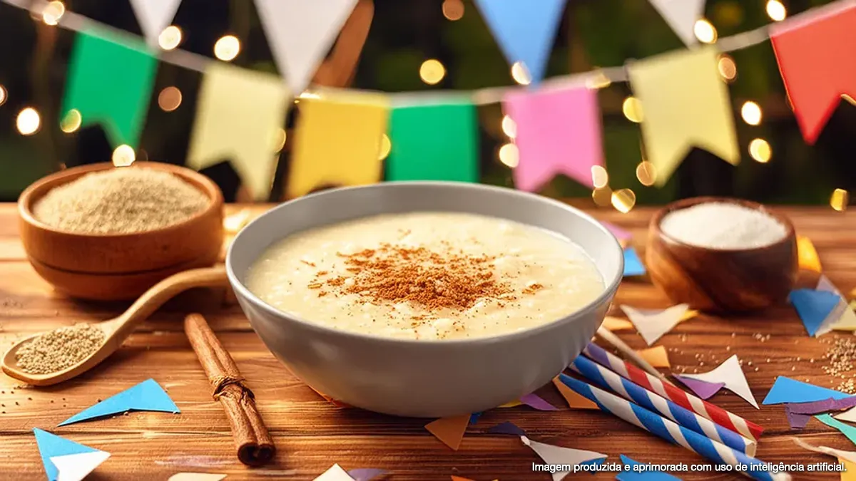 Canjica com Leite Condensado e Coco