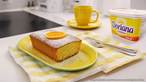 Bolo de laranja simples