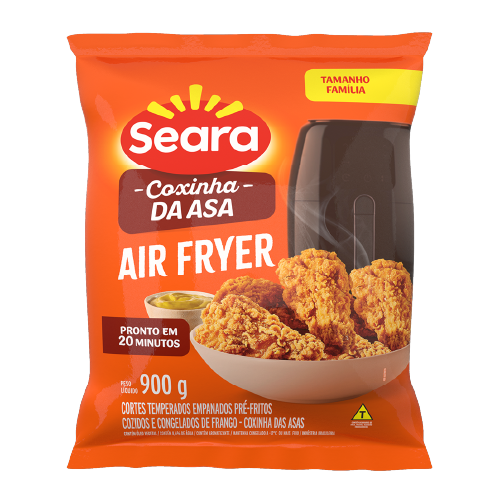 Coxinha da asa Air Fryer Seara 900g