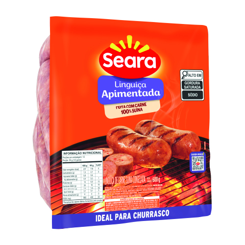 Linguiça Apimentada Seara 600g