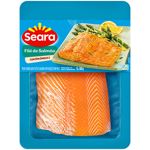 Filé de Salmão (Pedaço) Seara 500g