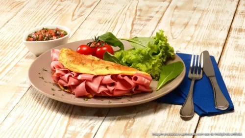 Omelete de Mortadela