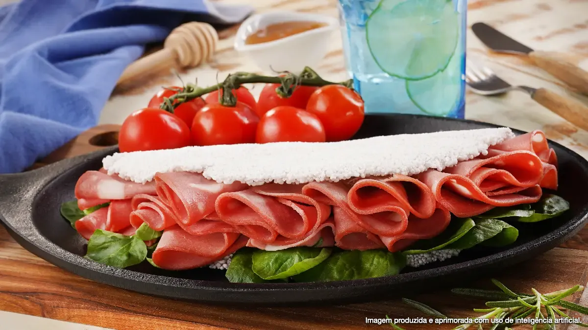 Tapioca de Mortadela