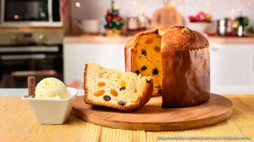 Panetone fofinho e úmido