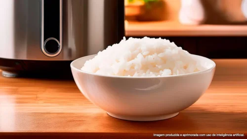 Arroz na airfryer