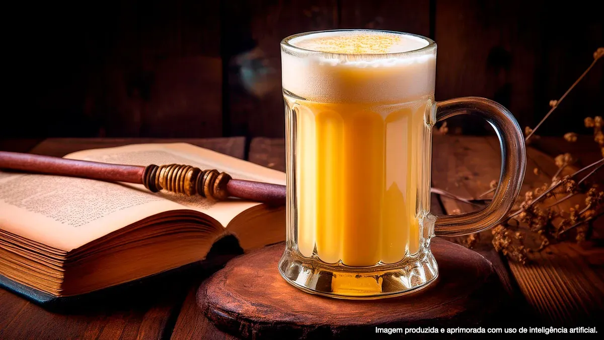 Cerveja amanteigada do mundo mágico