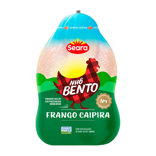 Frango inteiro caipira Nhô Bento