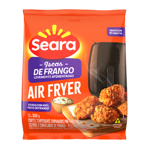 Iscas de Frango Levemente Apimentada Air Fryer 300g