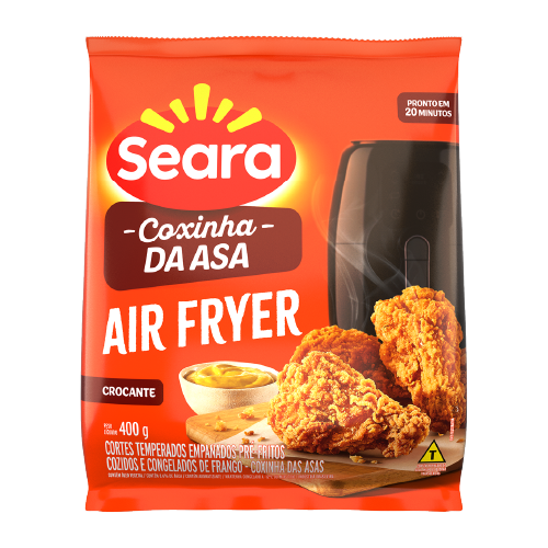Coxinha da Asa Crocante Air Fryer Seara 400g