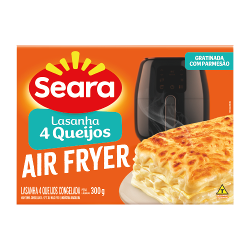 Lasanha 4 Queijos Air Fryer Seara 300g