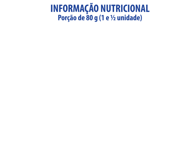 Tabela Nutricional Hamburguer