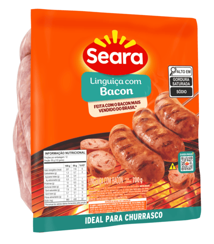 Linguiça com Bacon 600g Seara