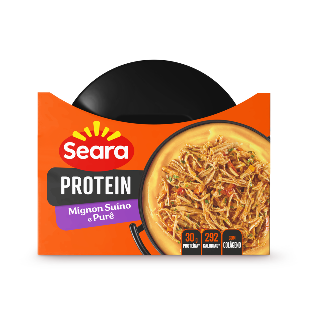 Filé Mignon Suíno Desfiado com Purê Seara Protein 270g