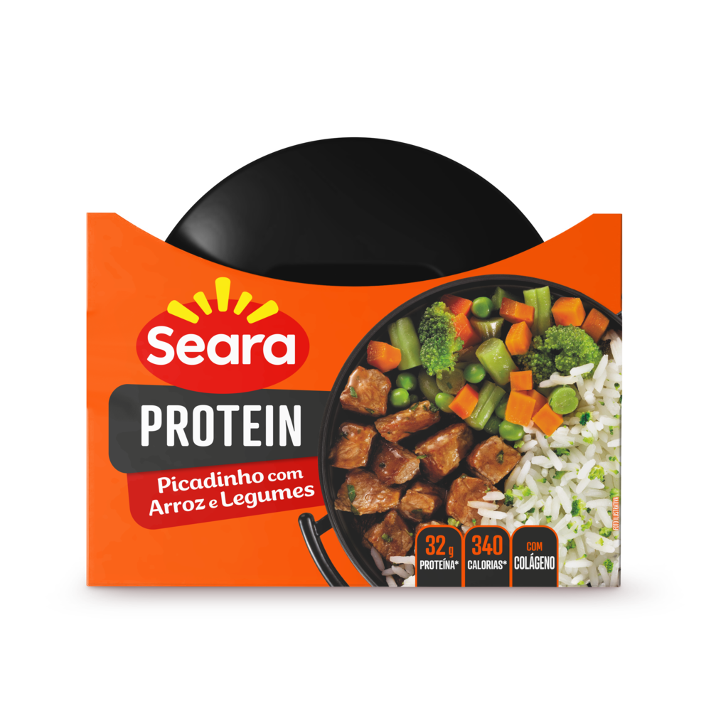 Picadinho Bovino com Arroz e Legumes Seara Protein 270g