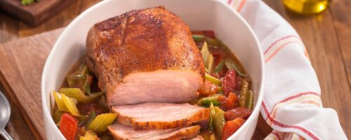 Pernil Suíno a Caçadora