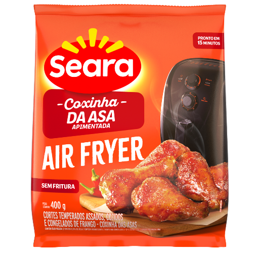 Coxinha da Asa Apimentada Air Fryer Seara 400g