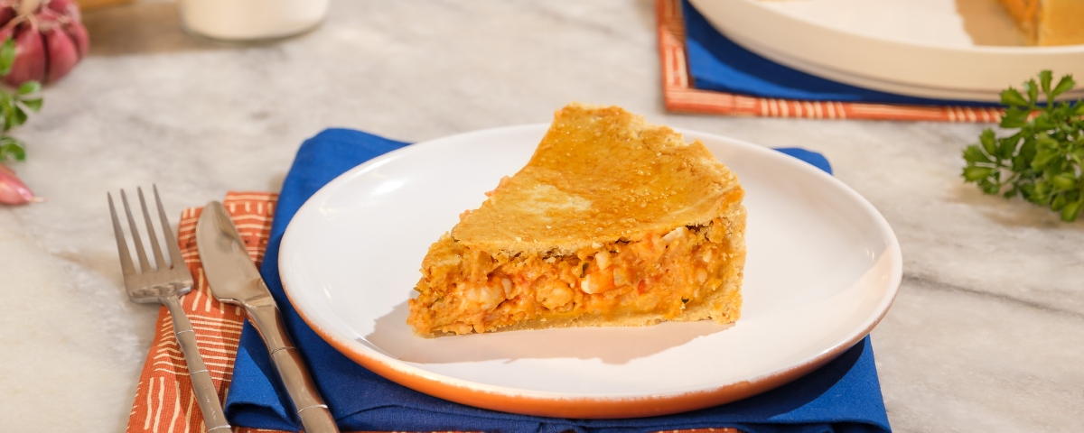 Empadão de camarão