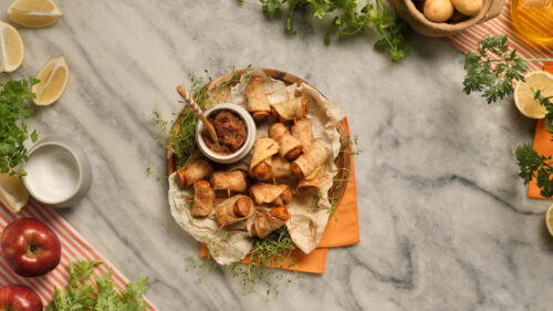 Salsicha com Batata