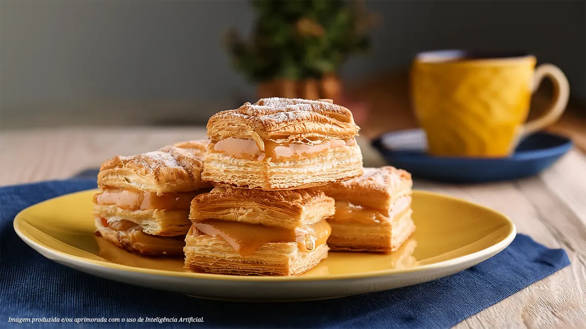 Mil folhas de doce de leite