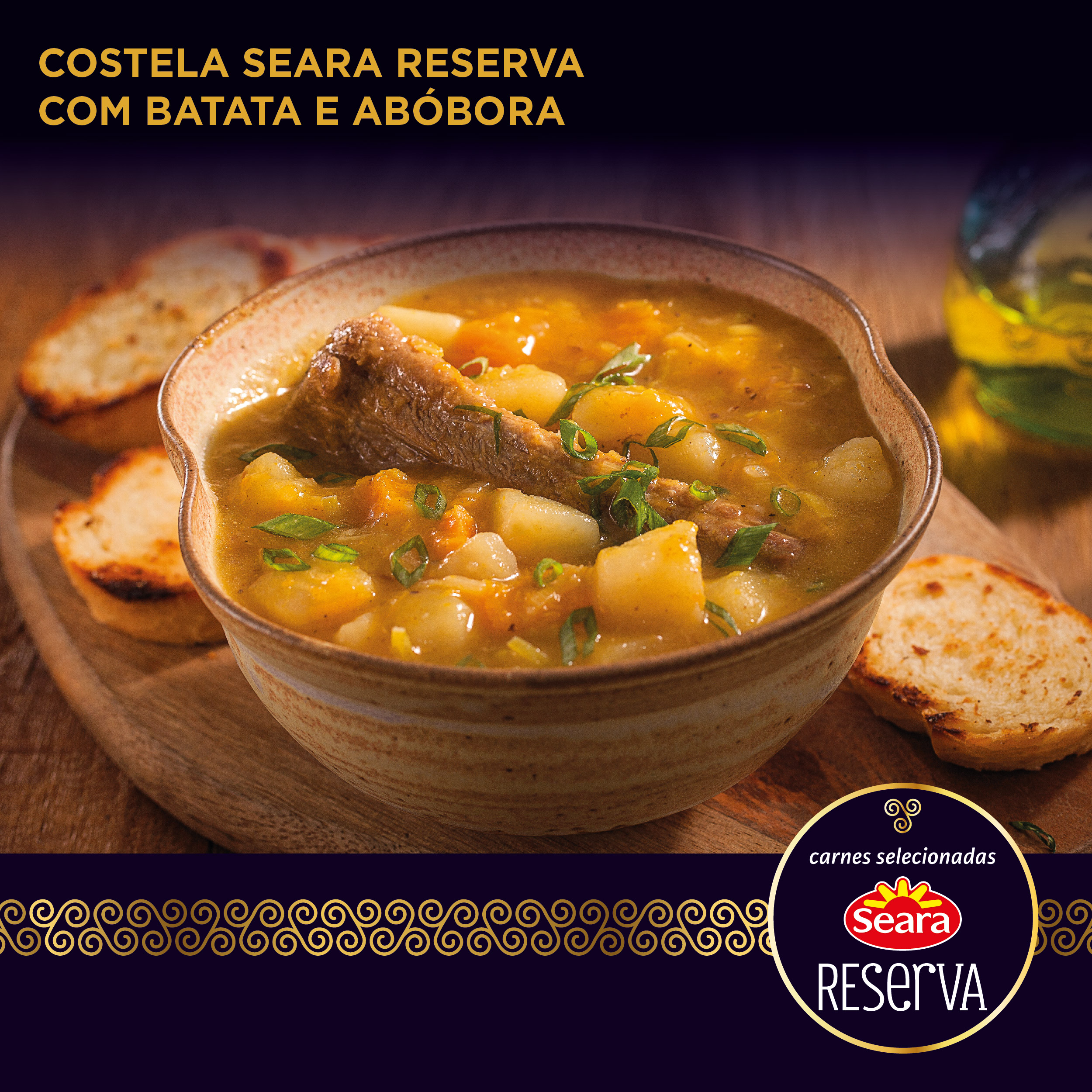 Sopa de Costelinha Seara Reservada com Batata e Abóbora