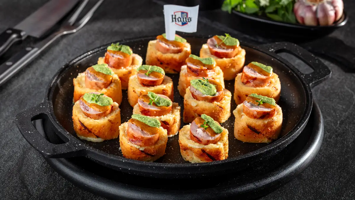 aperitivo-de-linguica-no-pao-de-alho-portal-minha-receita