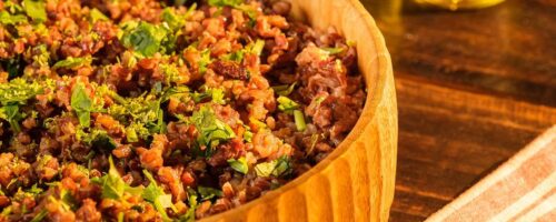 Arroz com Linguiça