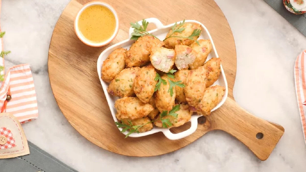 Bolinho de Arroz Natalino com Tender