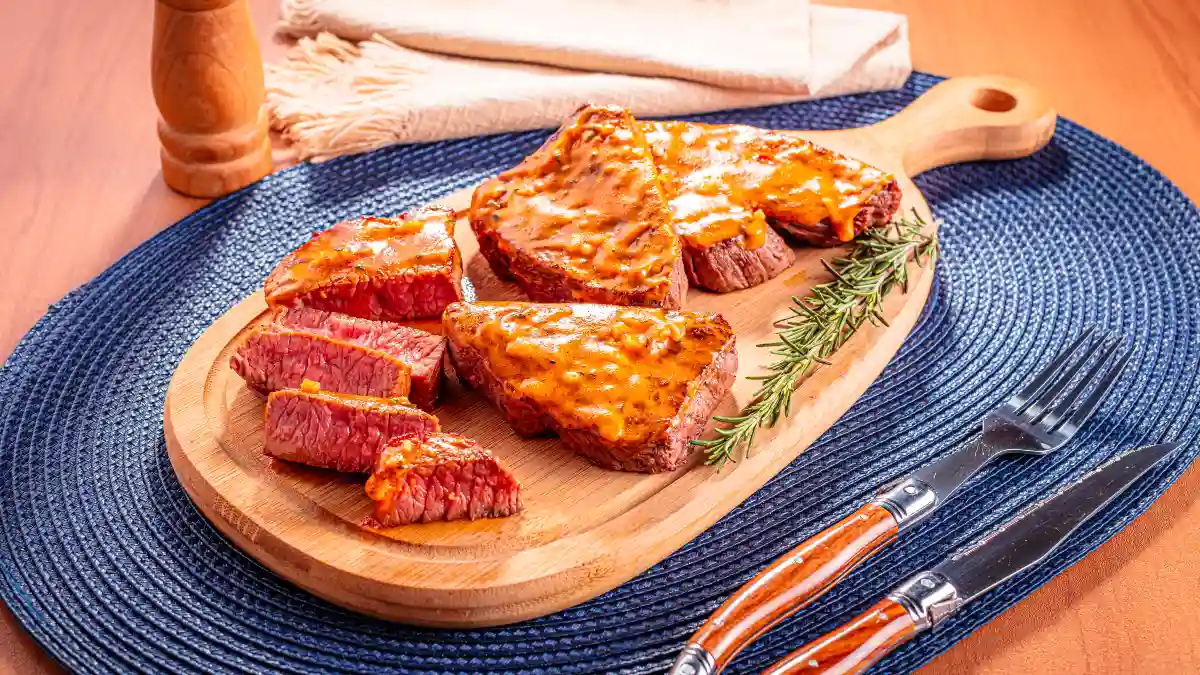 Churrasco de lombo suíno na airfryer