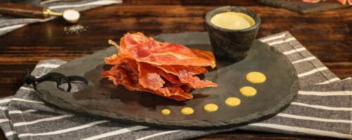 Crispy de Presunto Cru