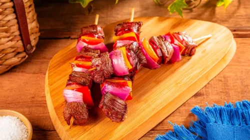 Espetinho Misto para Churrasco