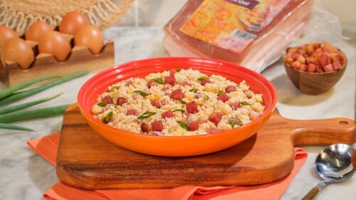 Farofa de Ovo com Bacon