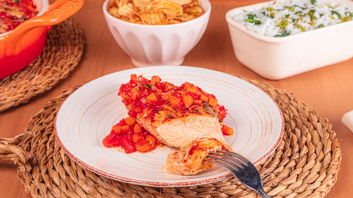 Filé de frango à pizzaiolo