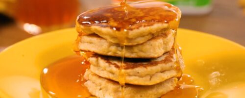 Panqueca de Banana e Aveia