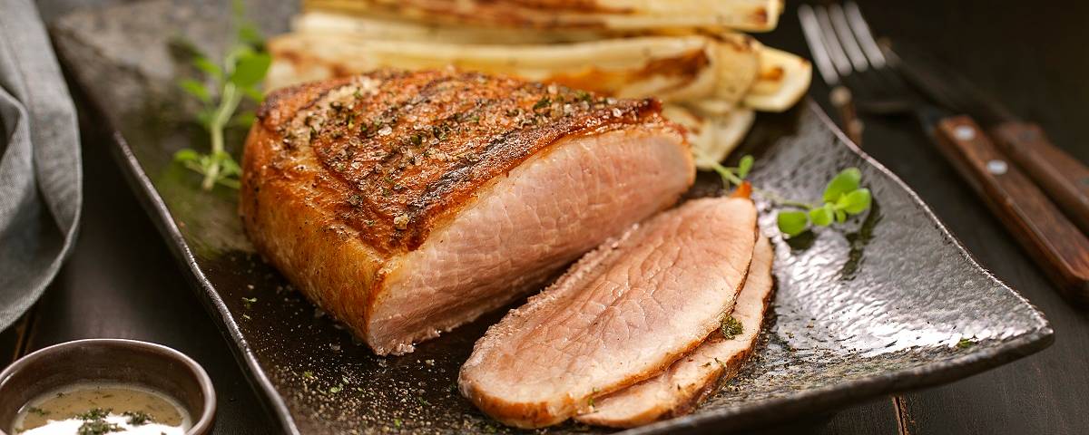 Picanha com Mandioca na Margarina