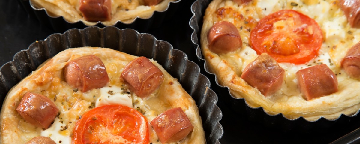 Pizza de Presunto Royal no Pão Ciabatta