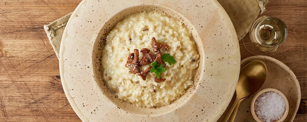 Risoto de filé mignon suíno