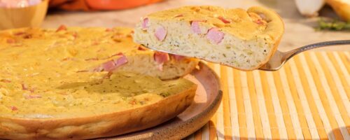 Torta de Presunto e Mussarela