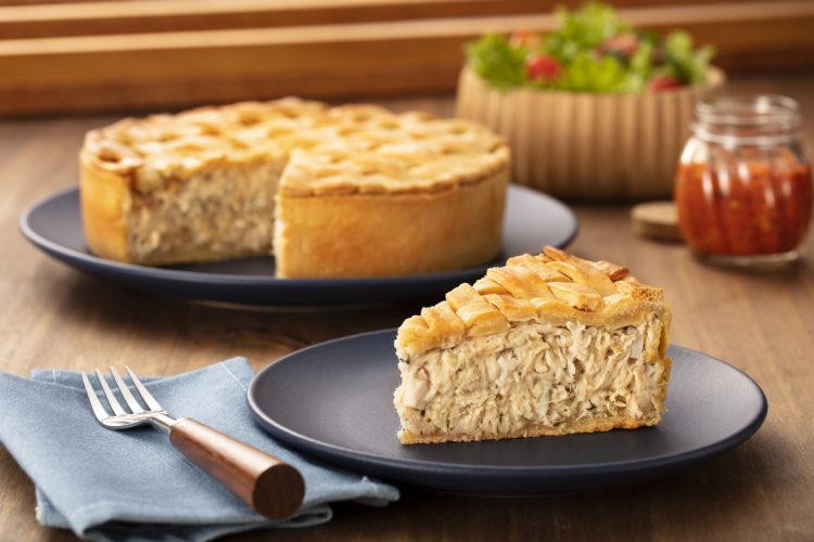 Torta cremosa de frango