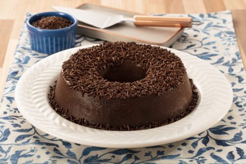 Brigadeirão com Margarina Delícia